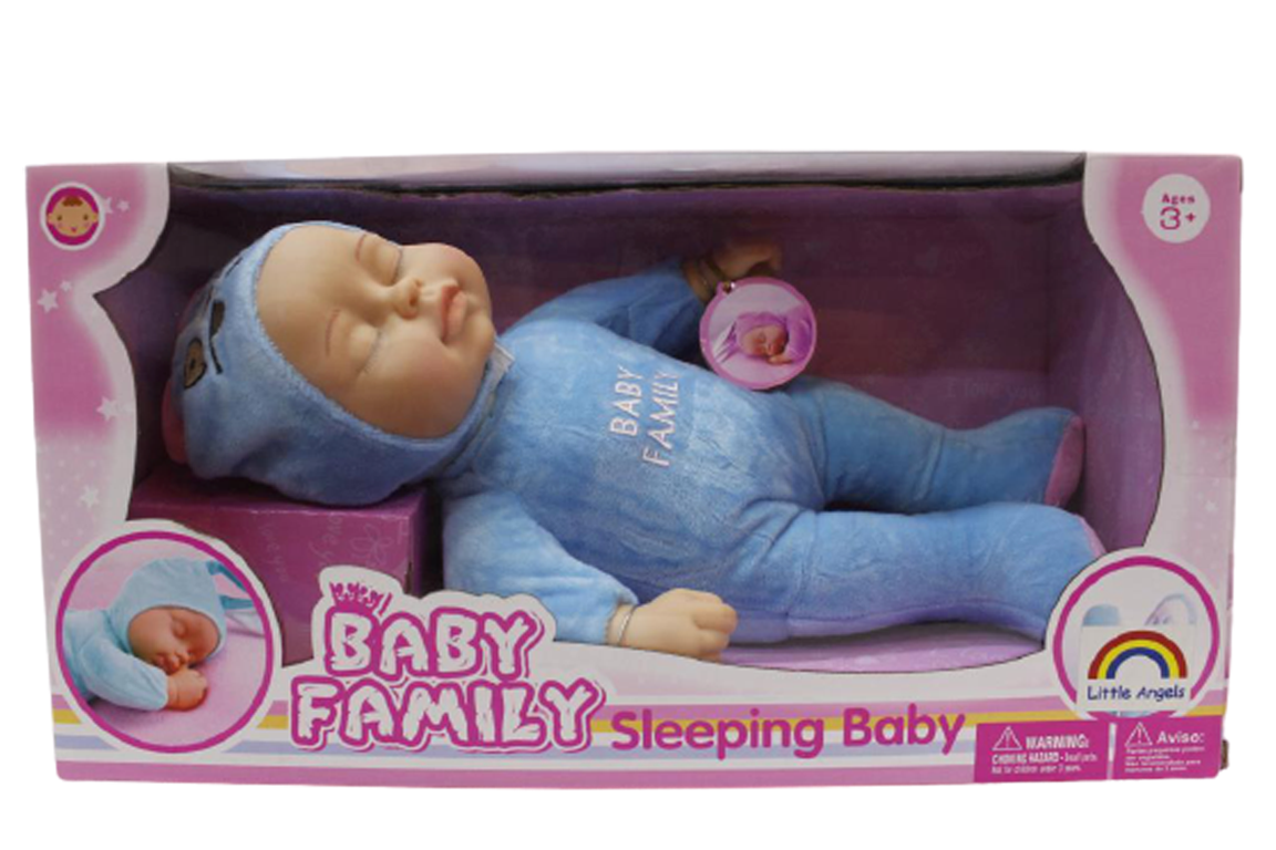 Baby Family Blue Sleeping Baby Doll (MC1601)